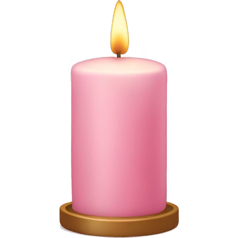 light pink candle emoji