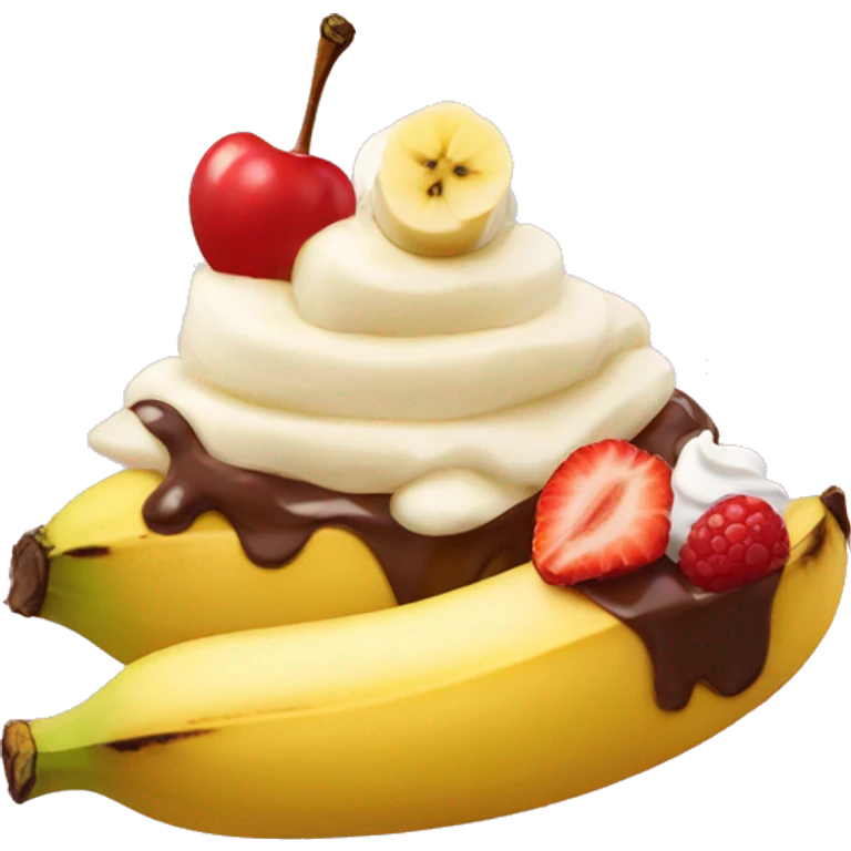 Banana split emoji