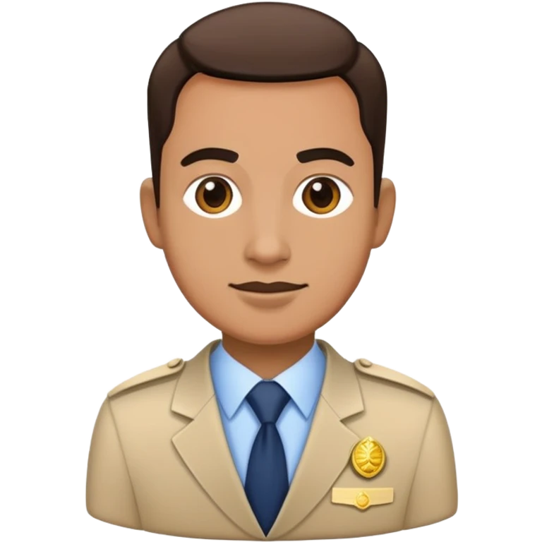 government official with digital technology at regional level emoji