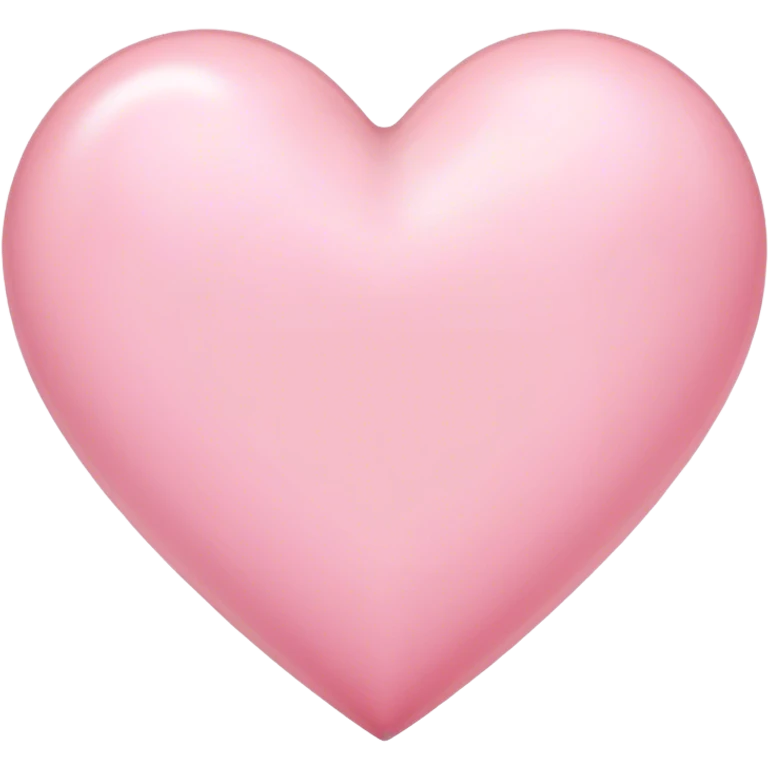 Light pink heart emoji