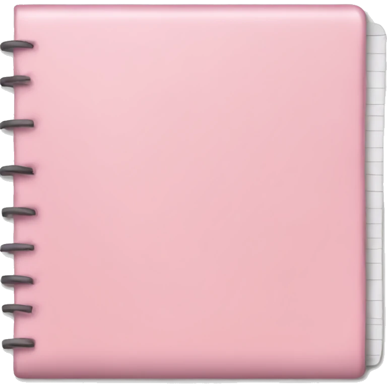 light pink notepad emoji
