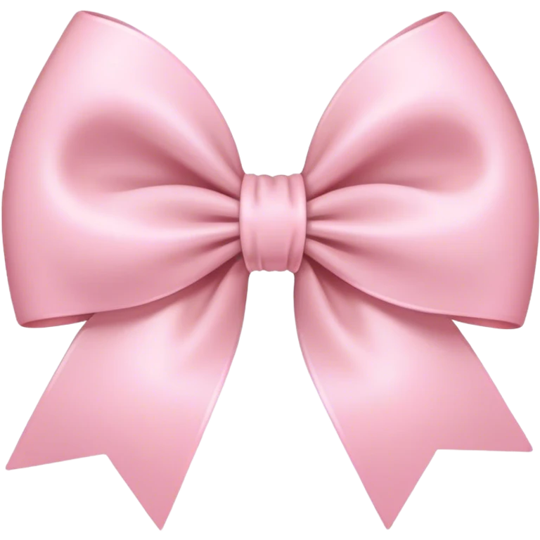 light pink bow on light pink bow emoji