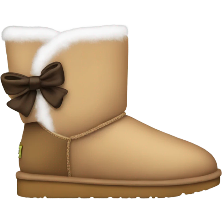 uggs with bow emoji