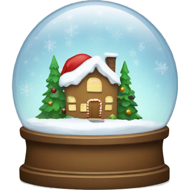Christmas snowglobe emoji