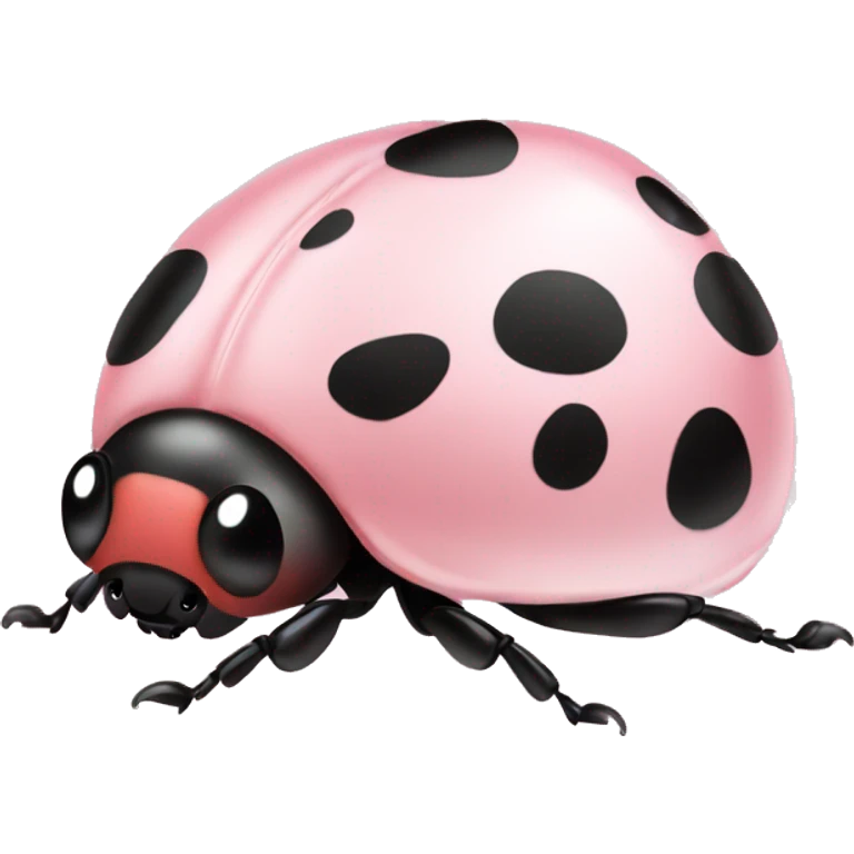 light pink ladybug emoji