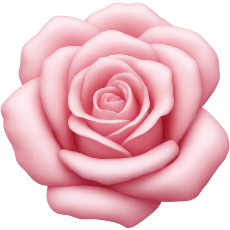 Make a rose in pastel pink colour emoji