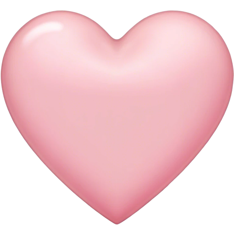 Light pink heart emoji