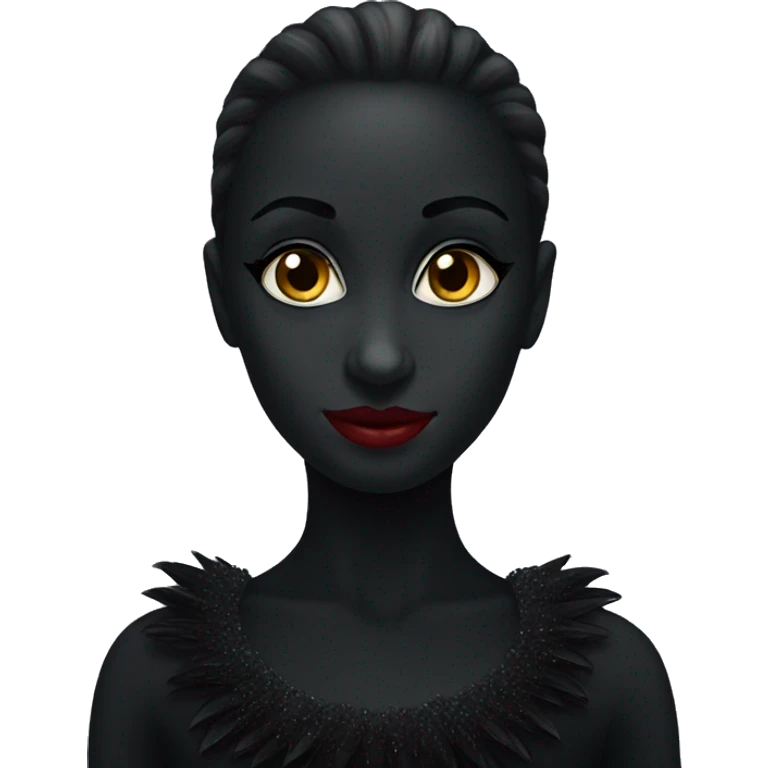 Black swan emoji