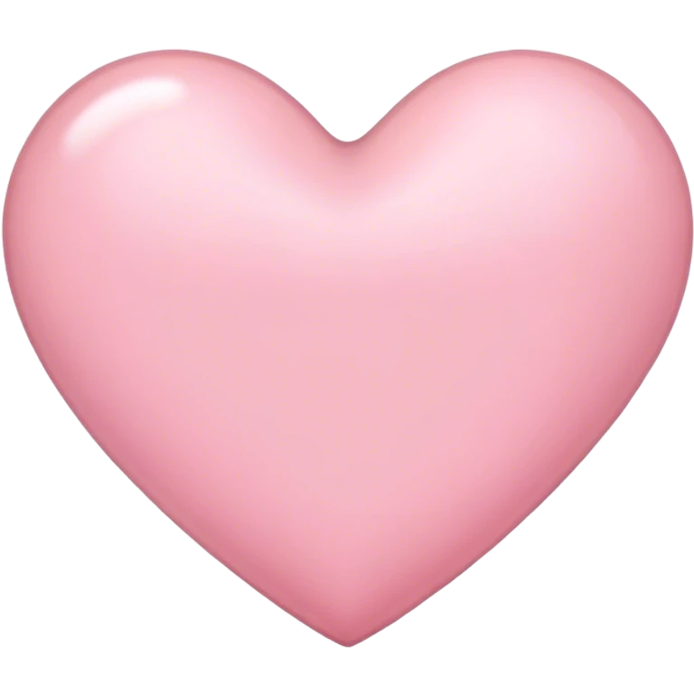 Light pink heart  emoji