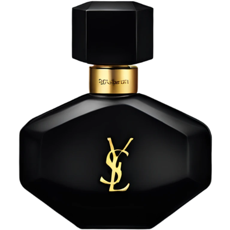 black ysl perfume emoji