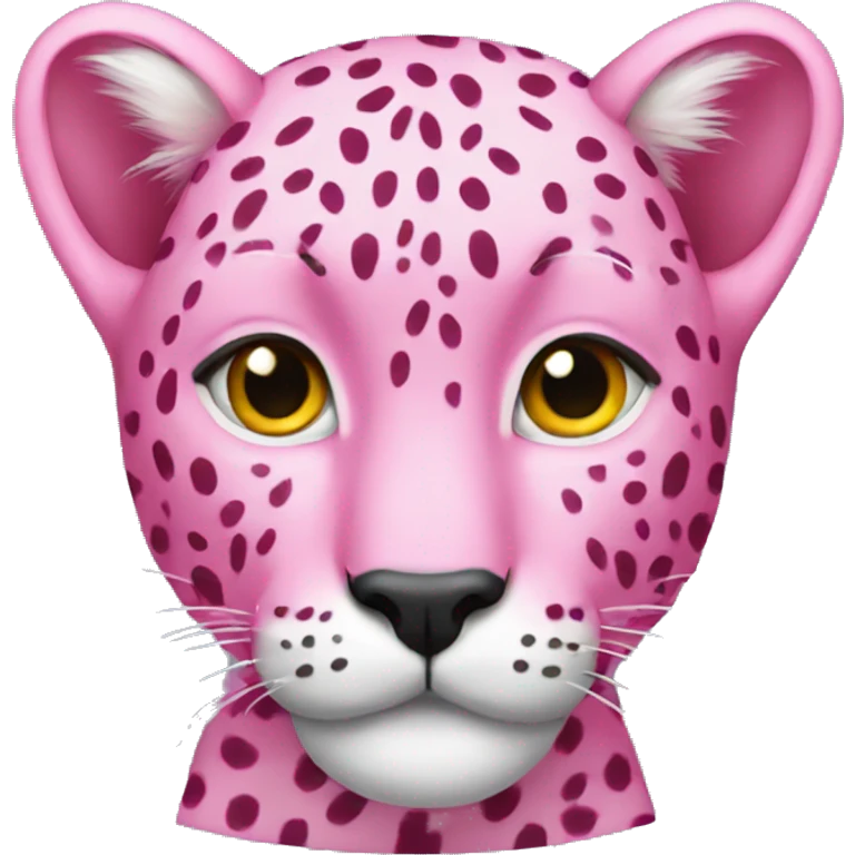 pink cheetah emoji
