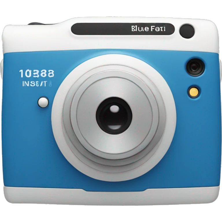 Blue instax mini  emoji