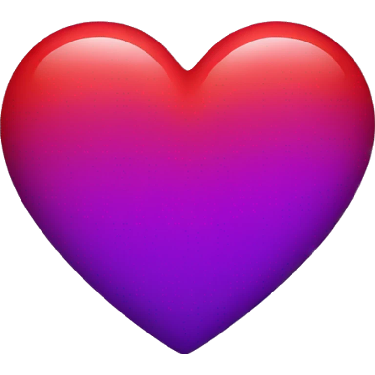 Red and purple colour combined heart emoji emoji