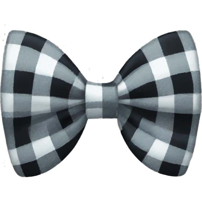 Plaid bow emoji