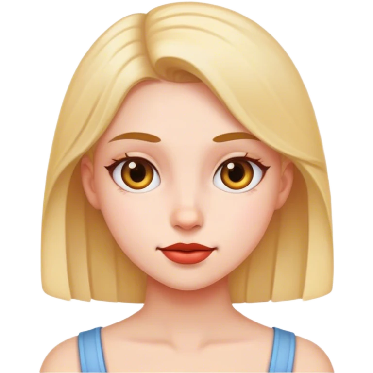 realistic portrait of girl emoji