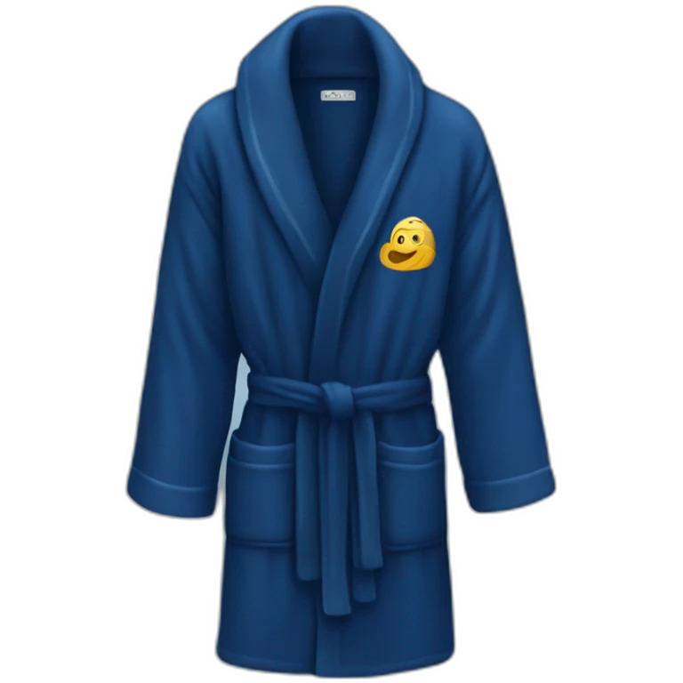 navy blue bath robe emoji | AI Emoji Generator