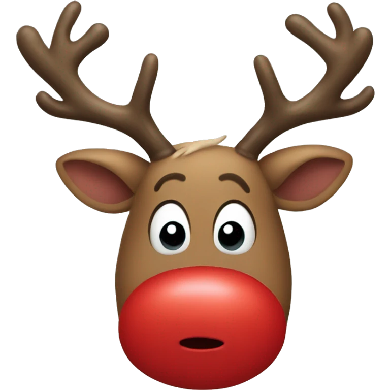 Red Nosed Reindeer emoji