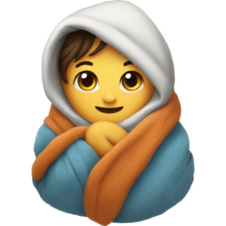 Cozy blanket  emoji