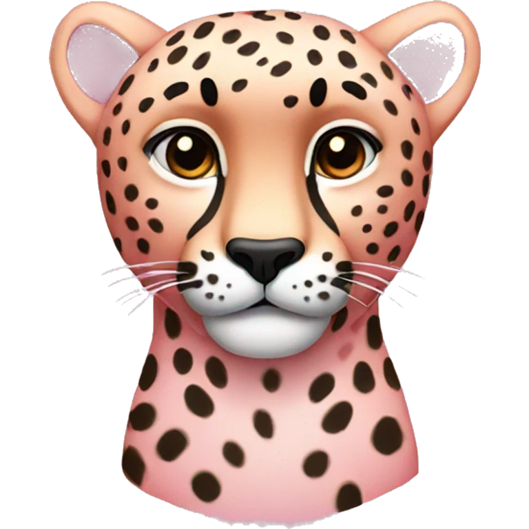 pink cheetah emoji