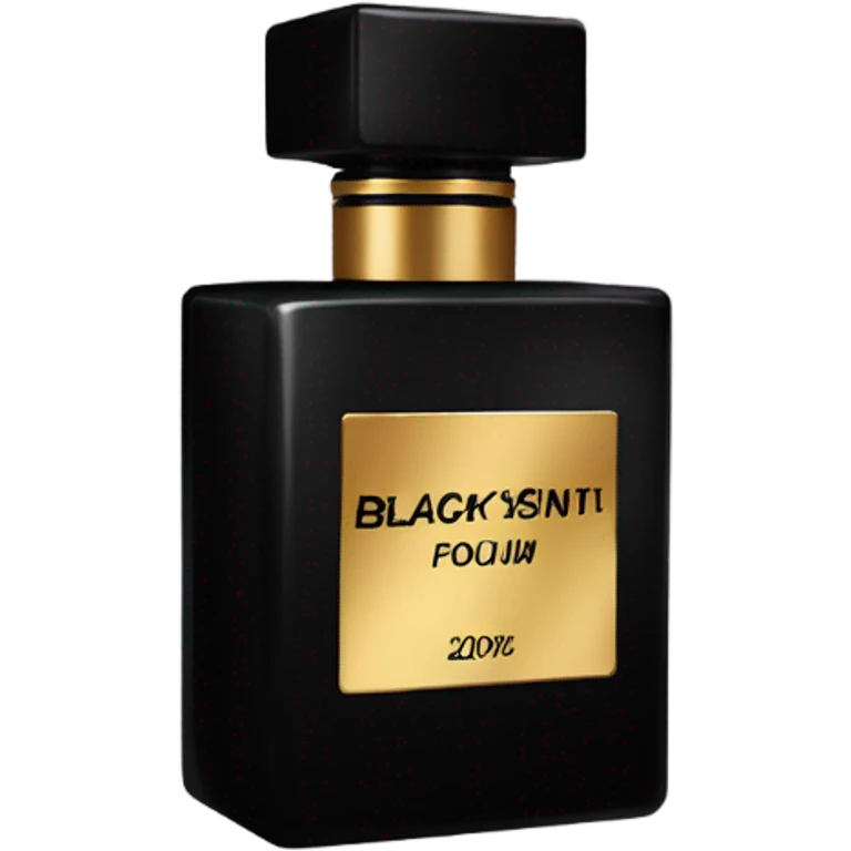 black ysl perfume emoji