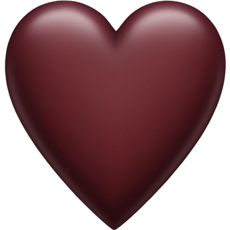 Maroon Heart emoji