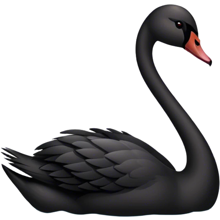 Black swan emoji