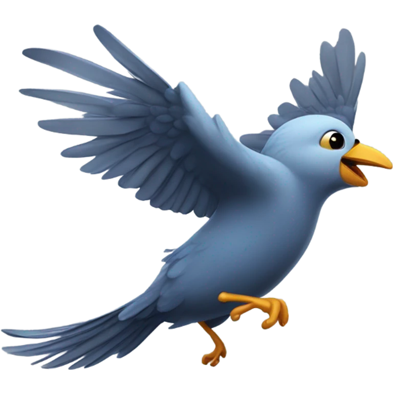 Flipping bird emoji