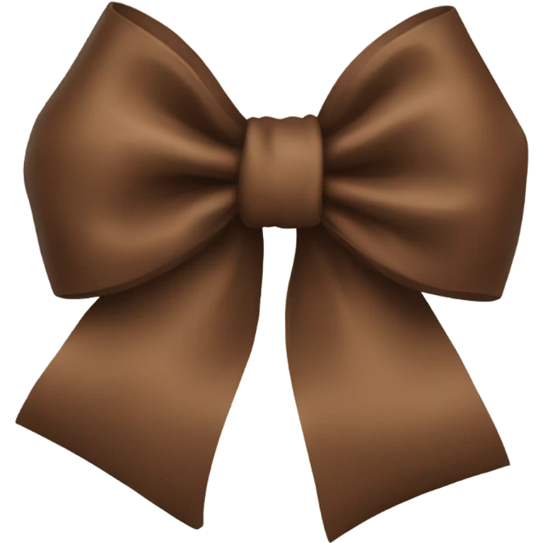 brown bow emoji