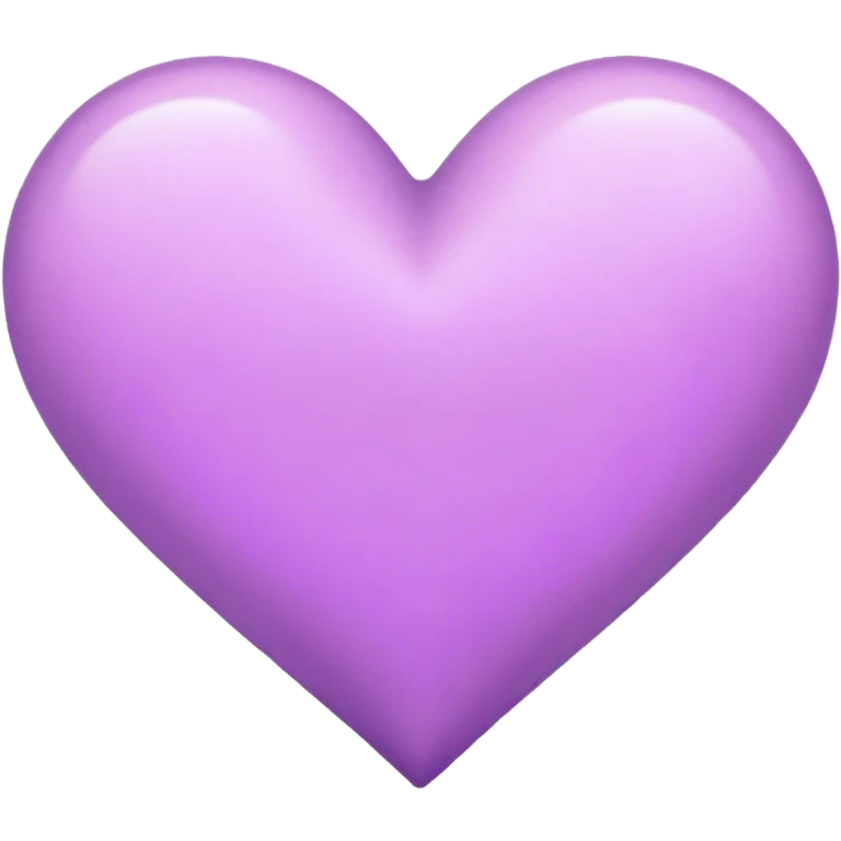 Lilac heart emoji