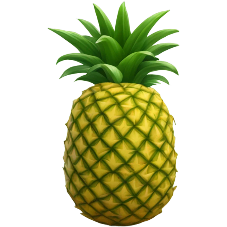 pineapple in the shape of a heart emoji