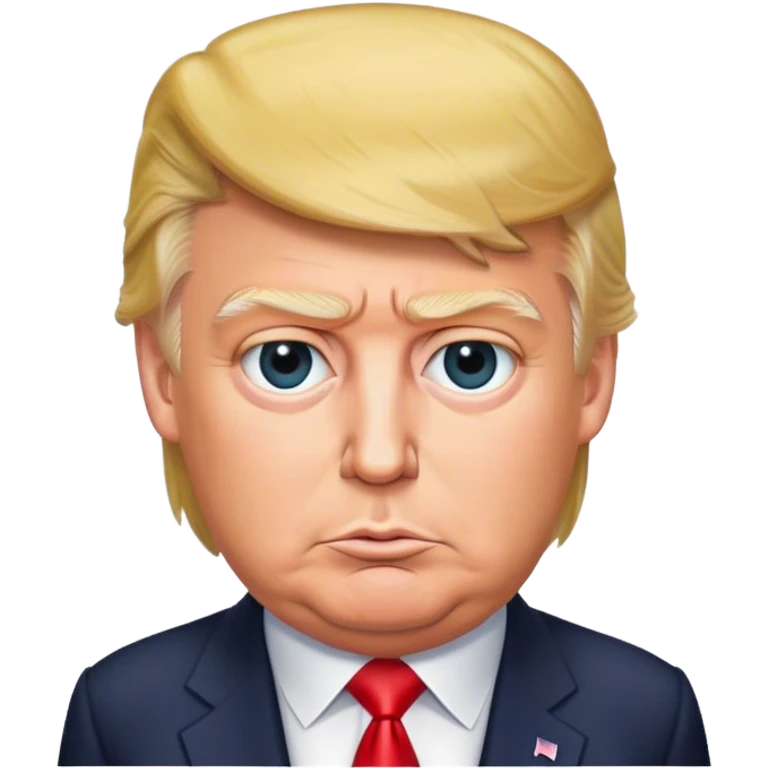 photorealistic Donald trump emoji