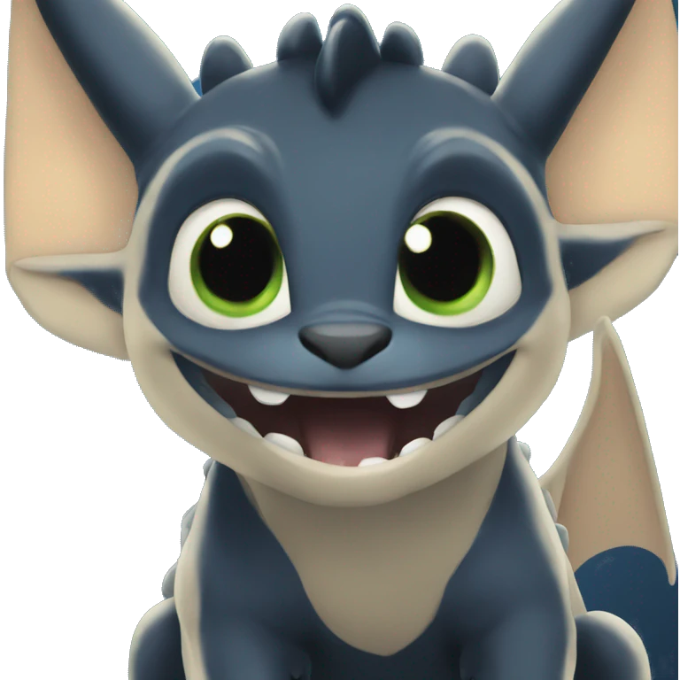 Toothless emoji
