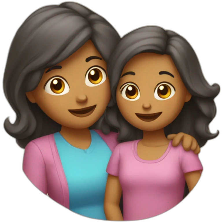 Mother father two daughters emoji | AI Emoji Generator