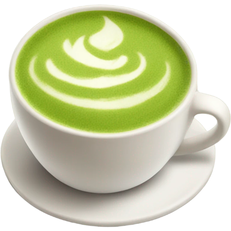 Matcha latte emoji