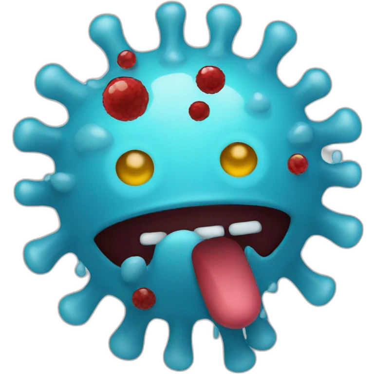 flu virus emoji