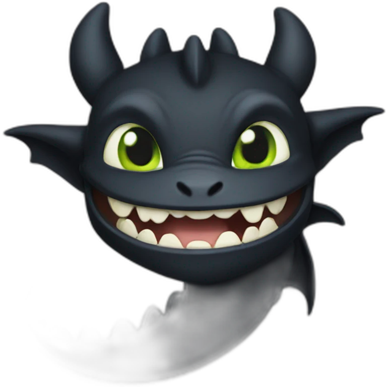 Toothless emoji