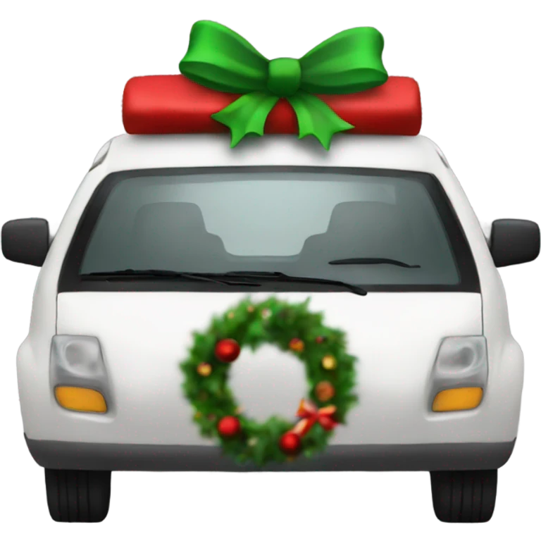 Christmas Prius  emoji