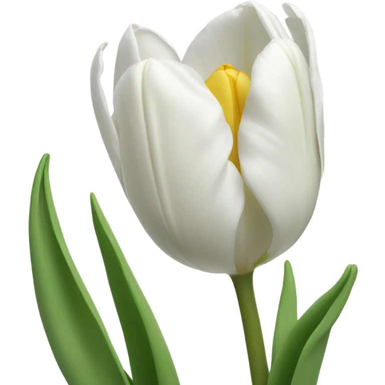 White tulips emoji
