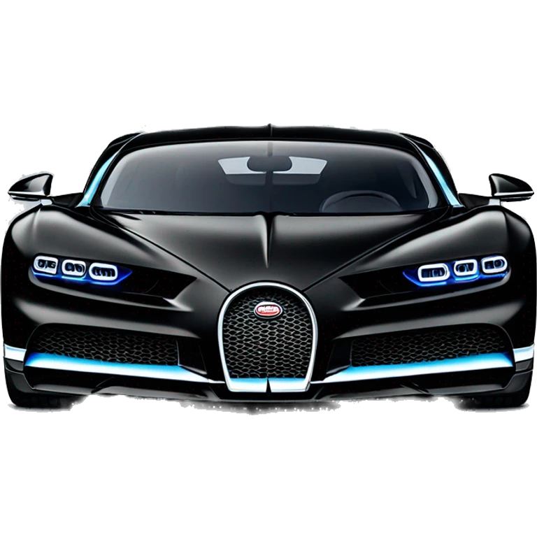 Bugatti Chiron Black emoji