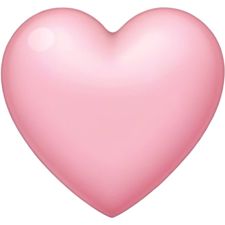 Light pink heart emoji