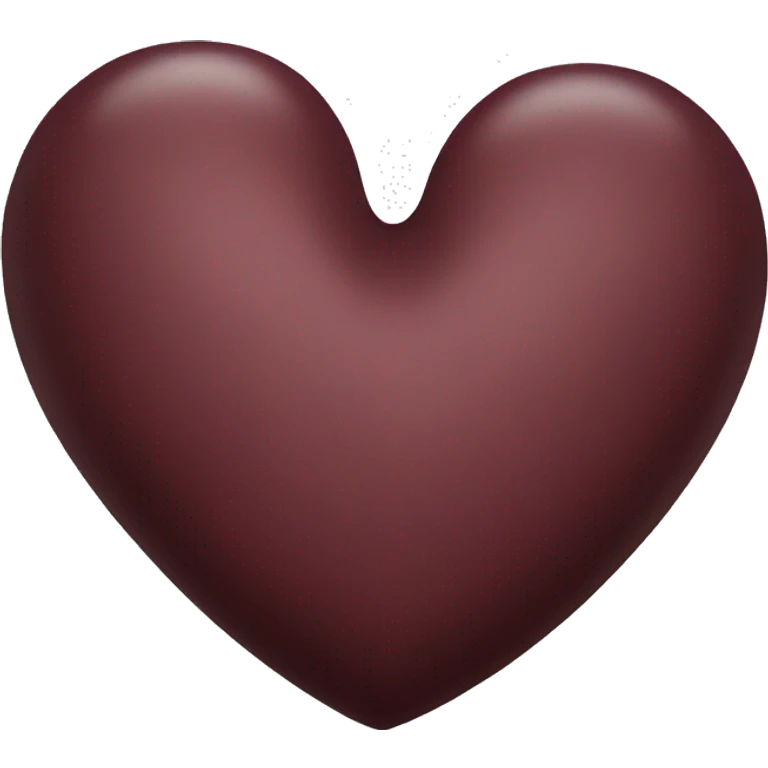 maroon heart emoji