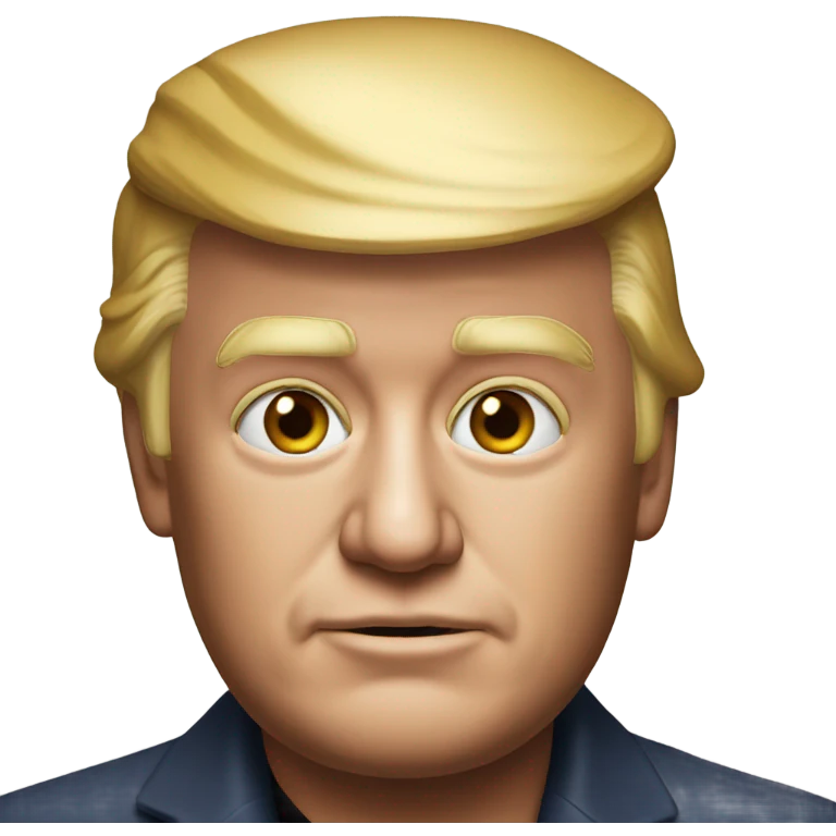 Donald Trump photorealistic emoji