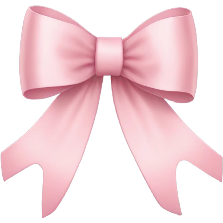 light pink ribbon bow emoji