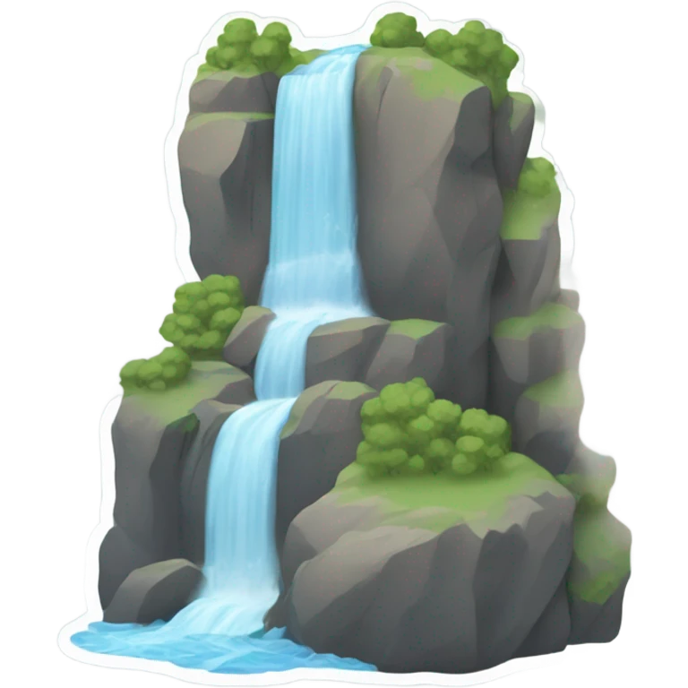 Waterfall emoji