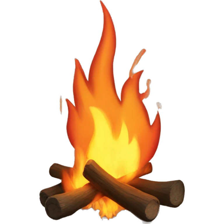 Cozy fire emoji