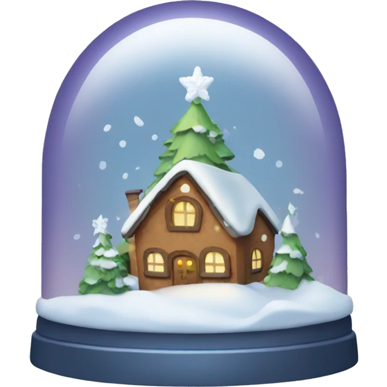 Christmas snowglobe emoji