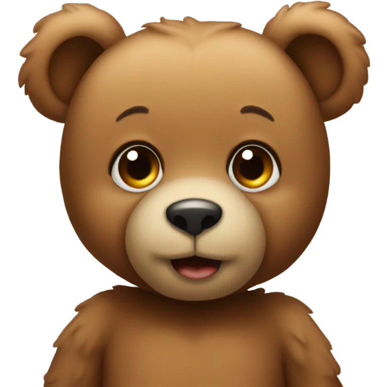 Teddy bear inlove emoji