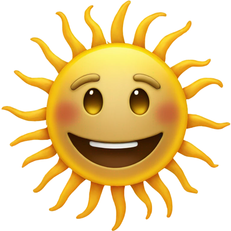 Sun emoji