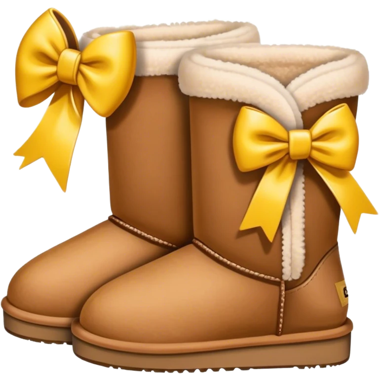 uggs with bow emoji