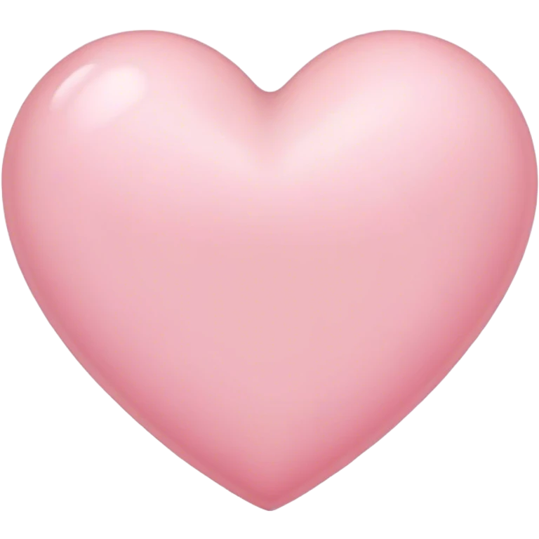 Light pink heart emoji